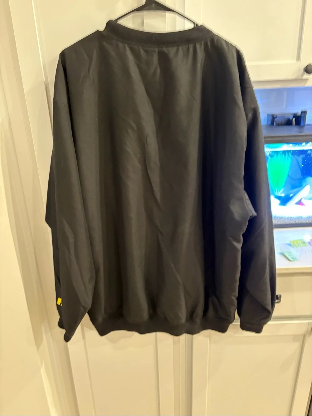 Russell Athletic Black Sweatshirt with Yellow 'Hawkeyes' Lettering